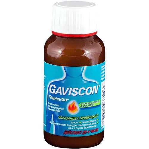 ГЕВИСКОН СУСПЕНЗИЯ ДЛЯ ПРИЕМА ВНУТРЬ [МЯТА]  150 МЛ №1