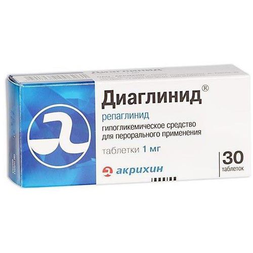 ДИАГЛИНИД ТАБЛЕТКИ 1 МГ   №30