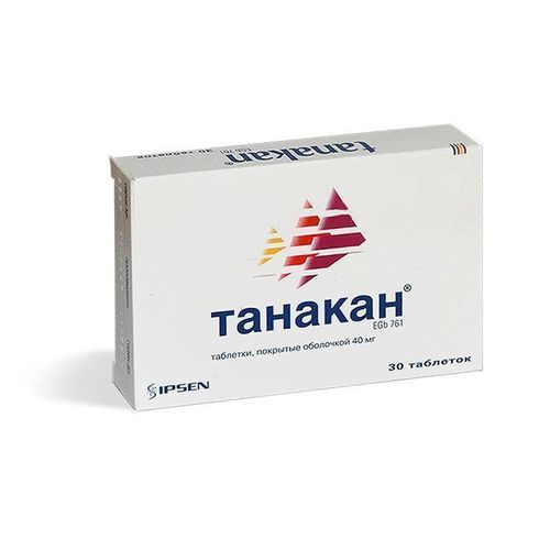 ТАНАКАН ТАБЛЕТКИ ПОКРЫТЫЕ ПЛЕНОЧНОЙ ОБОЛОЧКОЙ 40 МГ   №30