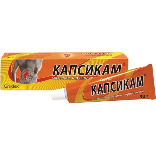 КАПСИКАМ МАЗЬ ДЛЯ НАРУЖНОГО ПРИМЕНЕНИЯ  30 Г №1