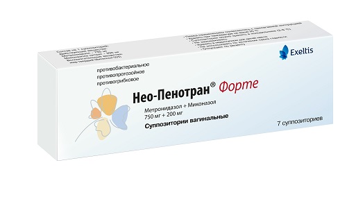 НЕО-ПЕНОТРАН ФОРТЕ СУППОЗИТОРИИ ВАГИНАЛЬНЫЕ    №7