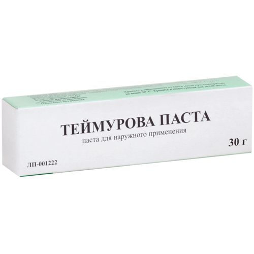 ТЕЙМУРОВА ПАСТА ПАСТА ДЛЯ НАРУЖНОГО ПРИМЕНЕНИЯ 30 Г №1