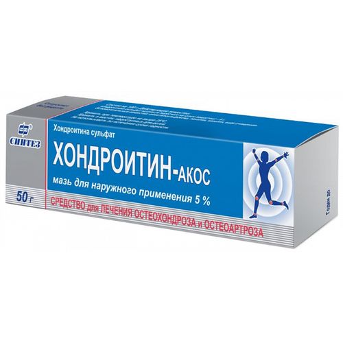 ХОНДРОИТИН-АКОС МАЗЬ ДЛЯ НАРУЖНОГО ПРИМЕНЕНИЯ 50 МГ/Г 50 Г №1