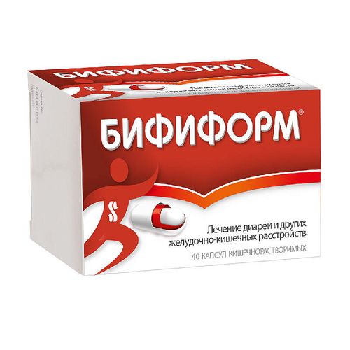 БИФИФОРМ КАПСУЛЫ КИШЕЧНОРАСТВОРИМЫЕ    №40