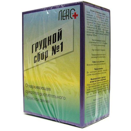 ГРУДНОЙ СБОР N1 СБОР РАСТИТЕЛЬНЫЙ-СЫРЬЕ ИЗМЕЛЬЧЕННОЕ  50 Г №1