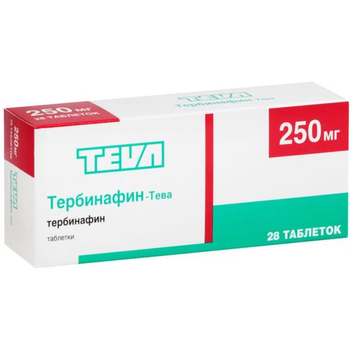 ТЕРБИНАФИН-ТЕВА ТАБЛЕТКИ 250 МГ   №28