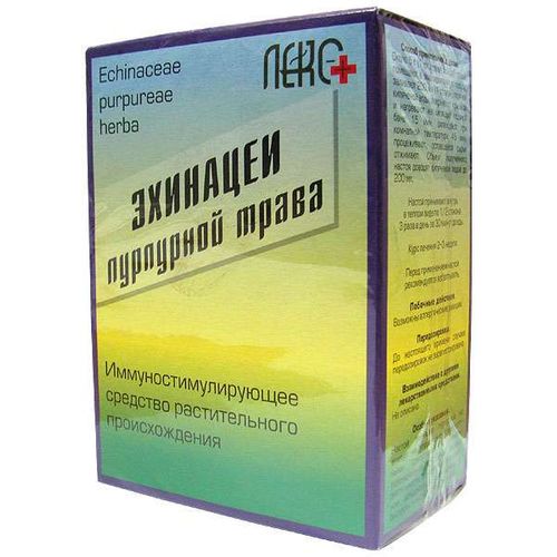 ЭХИНАЦЕИ ПУРПУРНОЙ ТРАВА СЫРЬЕ РАСТИТЕЛЬНОЕ ИЗМЕЛЬЧЕННОЕ  50 Г №1