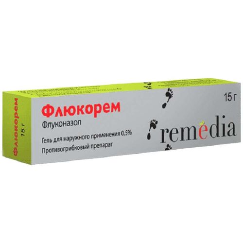 ФЛЮКОРЕМ ГЕЛЬ ДЛЯ НАРУЖНОГО ПРИМЕНЕНИЯ 0,5% 15 Г №1