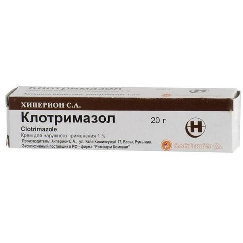 КЛОТРИМАЗОЛ КРЕМ ДЛЯ НАРУЖНОГО ПРИМЕНЕНИЯ 10 МГ/Г 20 Г №1