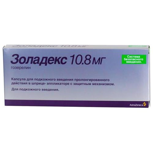 ЗОЛАДЕКС КАПСУЛЫ ДЛЯ ПОДКОЖНОГО ВВЕДЕНИЯ ПРОЛОНГИРОВАННОГО ДЕЙСТВИЯ 10,8 МГ   №1