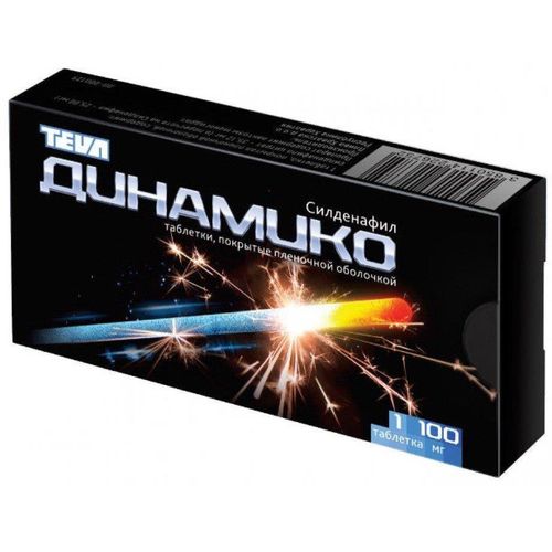 ДИНАМИКО ТАБЛЕТКИ ПОКРЫТЫЕ ОБОЛОЧКОЙ 100 МГ   №1