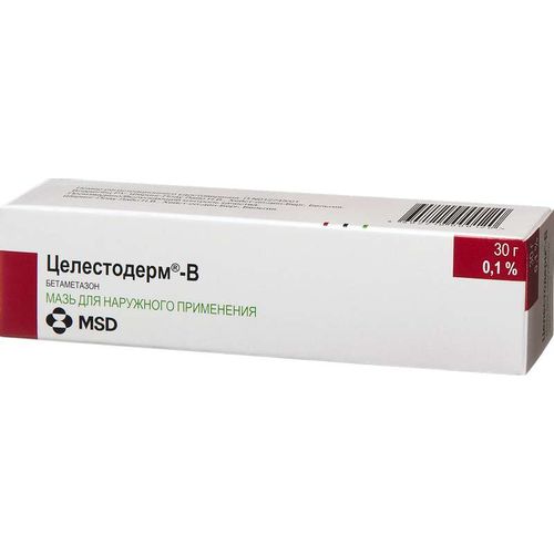 ЦЕЛЕСТОДЕРМ-В МАЗЬ ДЛЯ НАРУЖНОГО ПРИМЕНЕНИЯ 0,1% 30 Г №1