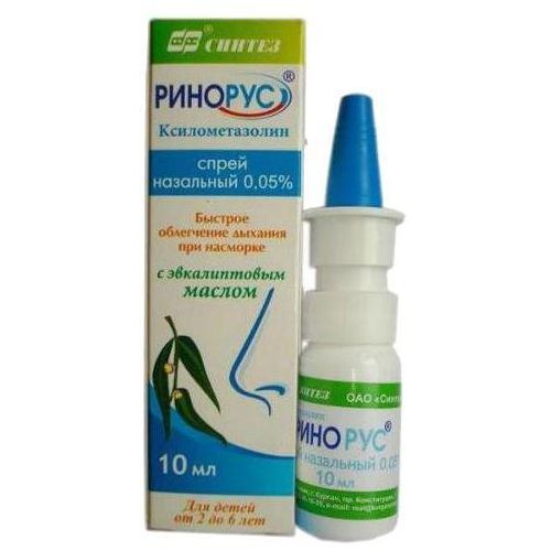 РИНОРУС КАПЛИ НАЗАЛЬНЫЕ 0,1% 10 МЛ №1