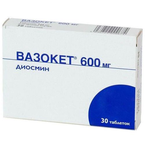 ВАЗОКЕТ ТАБЛЕТКИ 600 МГ   №30