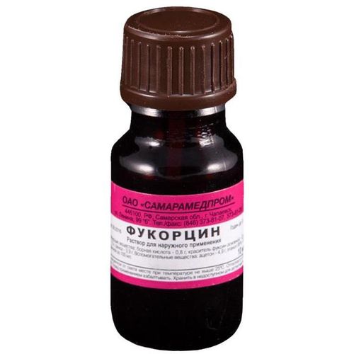 ФУКОРЦИН РАСТВОР ДЛЯ НАРУЖНОГО ПРИМЕНЕНИЯ [СПИРТОВОЙ]  10 МЛ №1