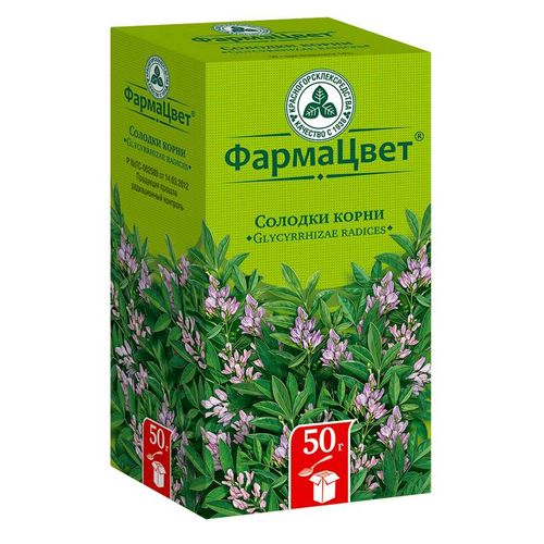 СОЛОДКИ КОРЕНЬ ЛЕКАРСТВЕННОЕ РАСТИТЕЛЬНОЕ СЫРЬЕ  50 Г №1