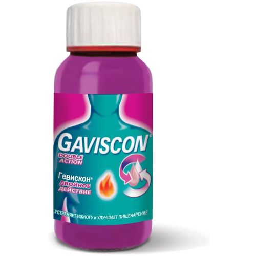 ГЕВИСКОН ДВОЙНОЕ ДЕЙСТВИЕ СУСПЕНЗИЯ ДЛЯ ПРИЕМА ВНУТРЬ [МЯТА]  300 МЛ №1