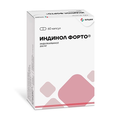 ИНДИНОЛ ФОРТО КАПСУЛЫ 200 МГ   №60