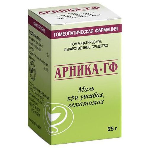 АРНИКА-ГФ МАЗЬ ДЛЯ НАРУЖНОГО ПРИМЕНЕНИЯ ГОМЕОПАТИЧЕСКАЯ  25 Г №1