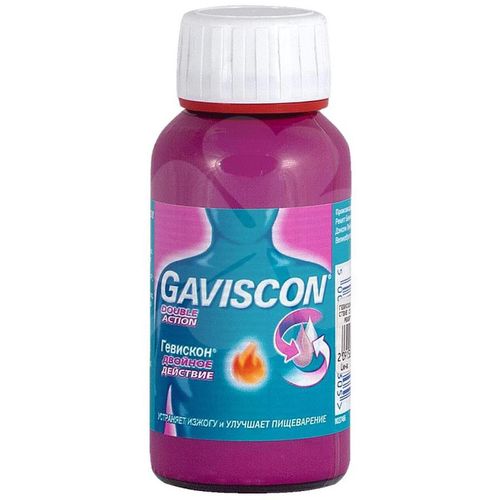 ГЕВИСКОН ДВОЙНОЕ ДЕЙСТВИЕ СУСПЕНЗИЯ ДЛЯ ПРИЕМА ВНУТРЬ [МЯТА]  150 МЛ №1