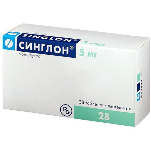 СИНГЛОН ТАБЛЕТКИ ЖЕВАТЕЛЬНЫЕ 5 МГ   №28