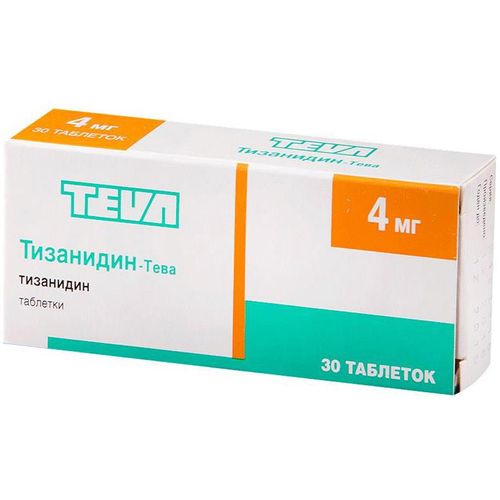 ТИЗАНИДИН-ТЕВА ТАБЛЕТКИ 4 МГ   №30