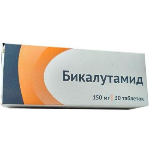 БИКАЛУТАМИД ТАБЛЕТКИ ПОКРЫТЫЕ ПЛЕНОЧНОЙ ОБОЛОЧКОЙ 150 МГ №30