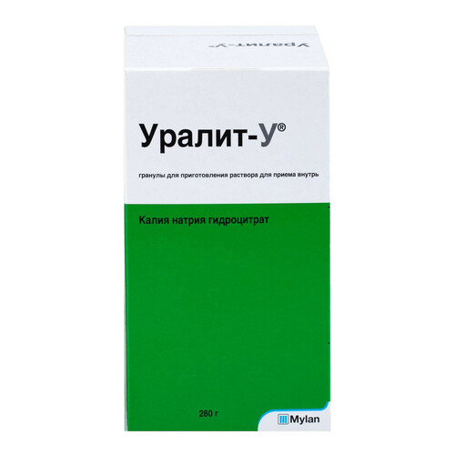 УРАЛИТ-У ГРАНУЛЫ ДЛЯ ПРИГОТОВЛЕНИЯ СУСПЕНЗИИ ДЛЯ ПРИЕМА ВНУТРЬ  280 Г №1