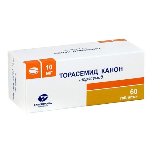 ТОРАСЕМИД КАНОН ТАБЛЕТКИ 10 МГ   №60