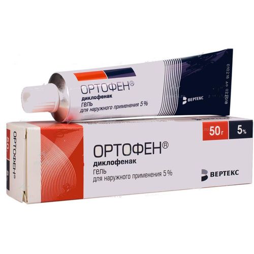 ОРТОФЕН ГЕЛЬ ДЛЯ НАРУЖНОГО ПРИМЕНЕНИЯ 5% 50 Г №1