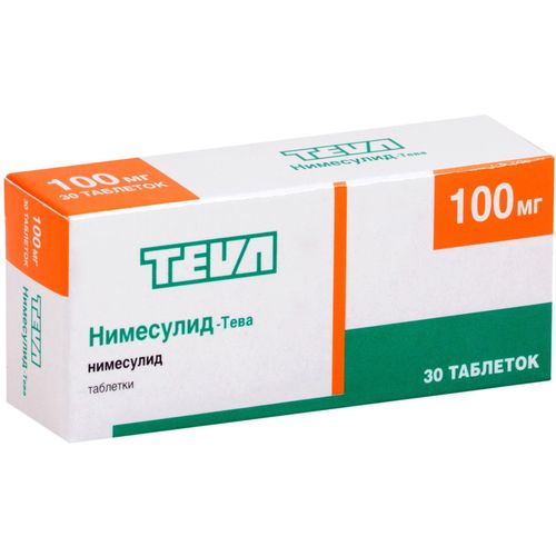 НИМЕСУЛИД-ТЕВА ТАБЛЕТКИ 100 МГ   №30