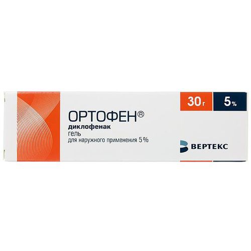 ОРТОФЕН ГЕЛЬ ДЛЯ НАРУЖНОГО ПРИМЕНЕНИЯ 5% 30 Г №1
