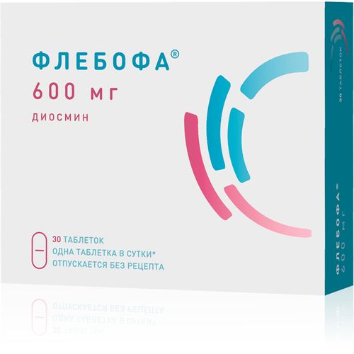 ФЛЕБОФА ТАБЛЕТКИ 600 МГ   №30