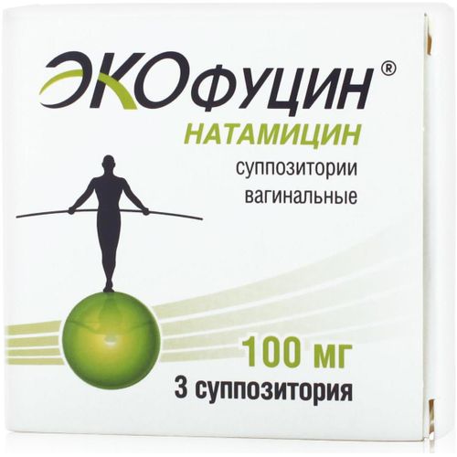 ЭКОФУЦИН СУППОЗИТОРИИ ВАГИНАЛЬНЫЕ 100 МГ   №3