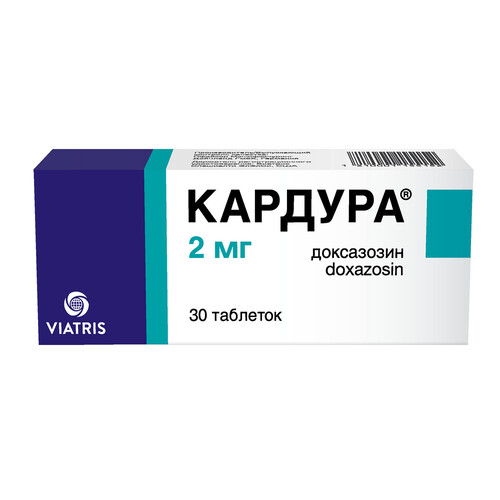 КАРДУРА ТАБЛЕТКИ 2 МГ   №30