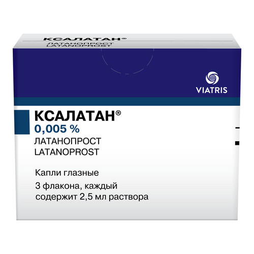 КСАЛАТАН КАПЛИ ГЛАЗНЫЕ 0,005% 2,5 МЛ №3