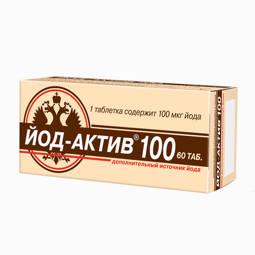 ЙОД-АКТИВ 100 ТАБЛЕТКИ №60