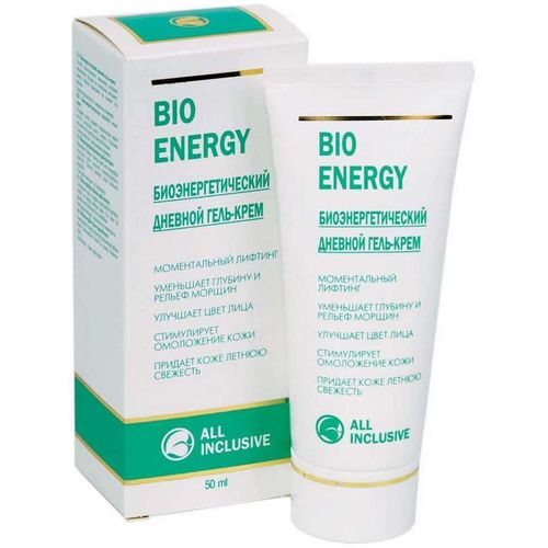 ALL INCLUSIVE ГЕЛЬ-КРЕМ ДНЕВН БИОЭНЕРГЕТИЧЕСКИЙ КОСМЕТИЧЕСКИЙ ГЕЛЬ 50 МЛ №1