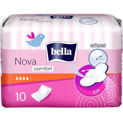 BELLA NOVA COMFORT ПРОКЛАДКИ 4 КАПЛИ ПРОКЛАДКИ ЖЕНСКИЕ ГИГИЕНИЧЕСКИЕ №10