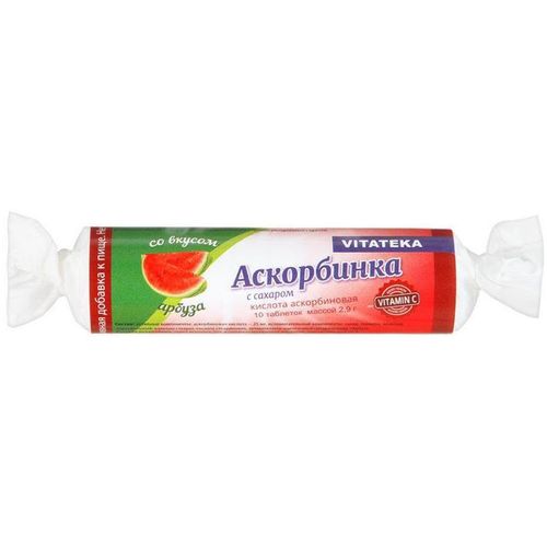 АСКОРБИНКА С САХАРОМ В АСС ТАБЛЕТКИ 2,9 Г №10