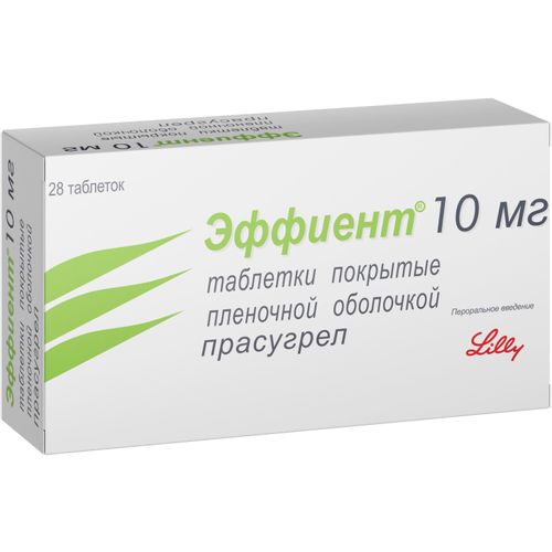 ЭФФИЕНТ ТАБЛЕТКИ ПОКРЫТЫЕ ПЛЕНОЧНОЙ ОБОЛОЧКОЙ 10 МГ   №28