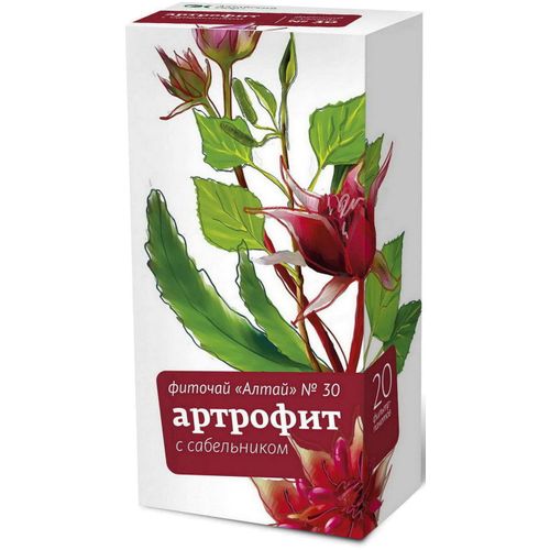 АЛТАЙ №10 (ЗДОРОВЫЕ СУСТАВЫ. С САБЕЛЬНИКОМ) ЧАЙНЫЙ НАПИТОК 2 Г №20