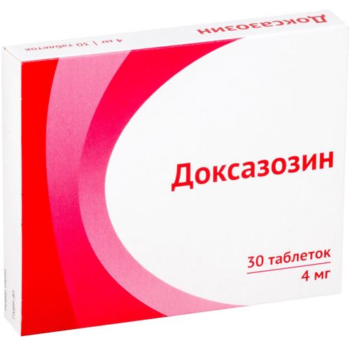 ДОКСАЗОЗИН ТАБЛЕТКИ 2 МГ №30