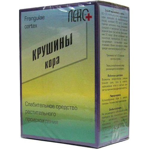КРУШИНЫ КОРА СЫРЬЕ РАСТИТЕЛЬНОЕ ИЗМЕЛЬЧЕННОЕ  50 Г №1