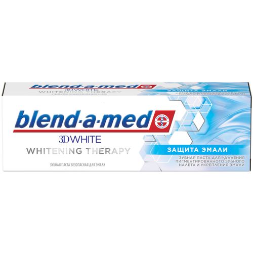BLEND-A-MED 3D WHITE WHITENING THERAPY З/ПАСТА ЗАЩИТА ЭМАЛИ ЗУБНАЯ ПАСТА ОТБЕЛИВАЮЩАЯ 75 МЛ №1