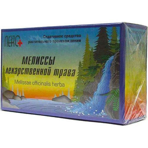 МЕЛИССЫ ЛЕКАРСТВЕННОЙ ТРАВА СЫРЬЕ РАСТИТЕЛЬНОЕ-ПОРОШОК  1,5 Г №20