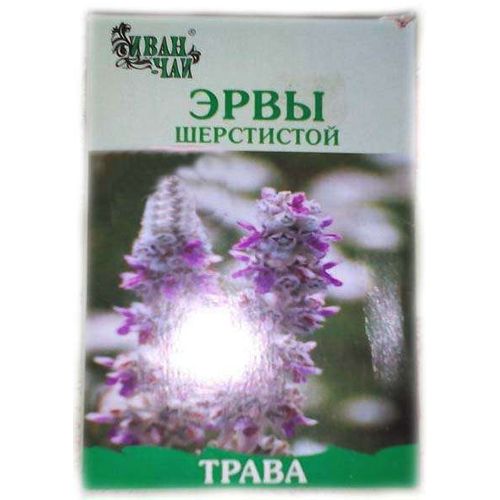 ЭРВЫ ШЕРСТИСТОЙ ТРАВА СЫРЬЕ РАСТИТЕЛЬНОЕ ИЗМЕЛЬЧЕННОЕ  50 Г №1