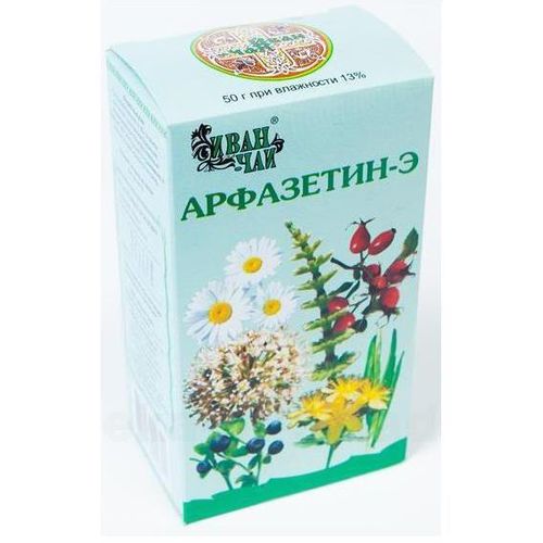 АРФАЗЕТИН-Э СБОР РАСТИТЕЛЬНЫЙ-СЫРЬЕ ИЗМЕЛЬЧЕННОЕ 50 Г №1
