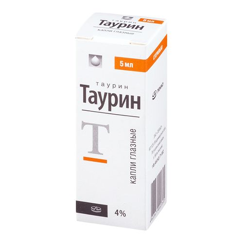 ТАУРИН КАПЛИ ГЛАЗНЫЕ 4% 5 МЛ №1
