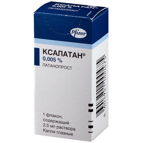 КСАЛАТАН КАПЛИ ГЛАЗНЫЕ 0,005% 2,5 МЛ №1
